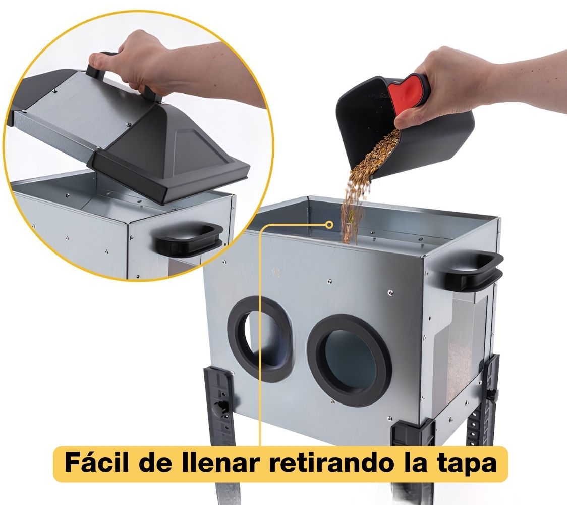 Tapa extraíble