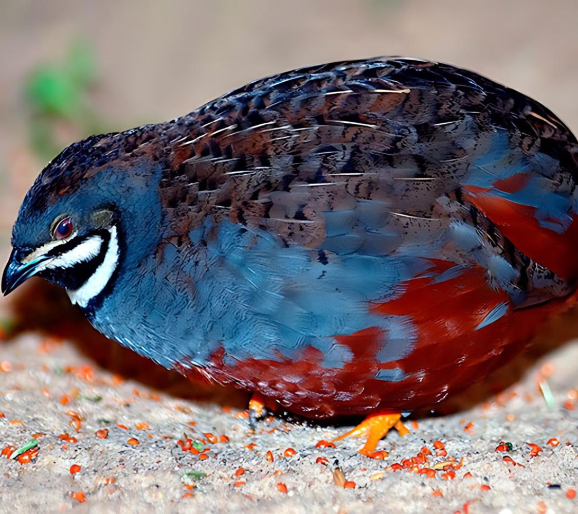 codorniz china color ancestral (coturnis chinensis)	