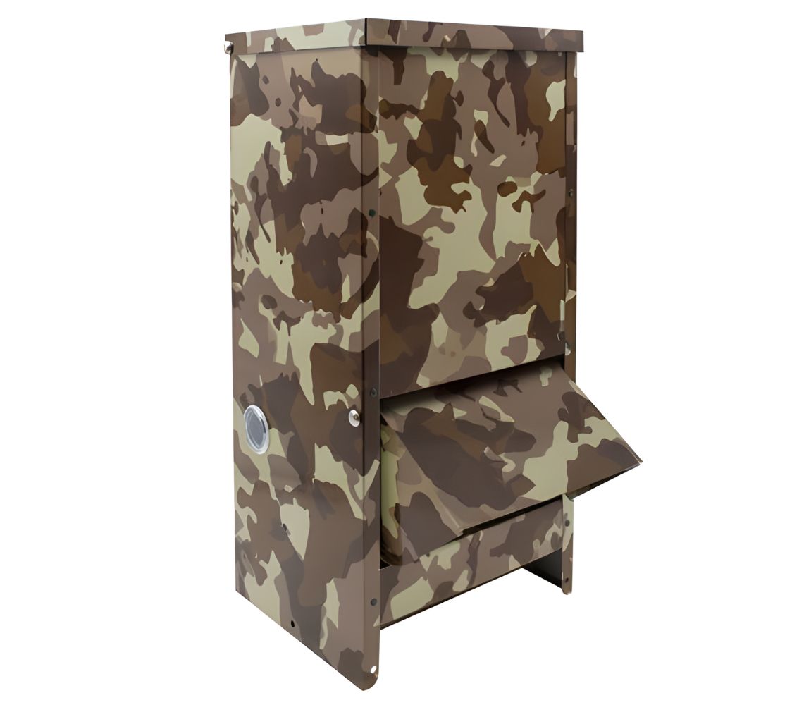 Comedero antilluvia para gallinas y otras aves de corral	