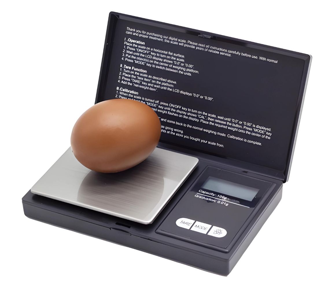 báscula para huevos	