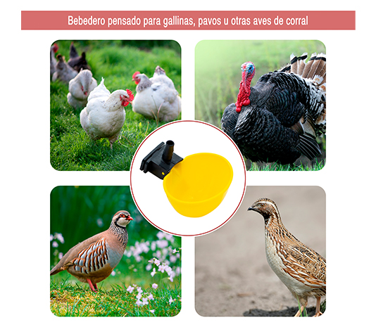 bebedero basculante grande para sistemas automáticos de agua