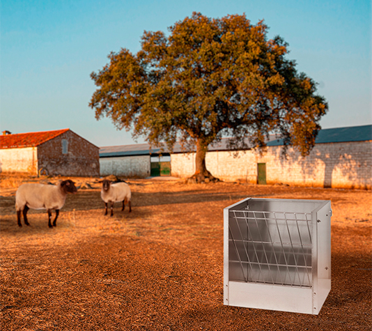 comedero para ovejas