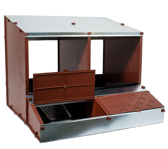 Ponedero San Antón, huevos siempre limpios