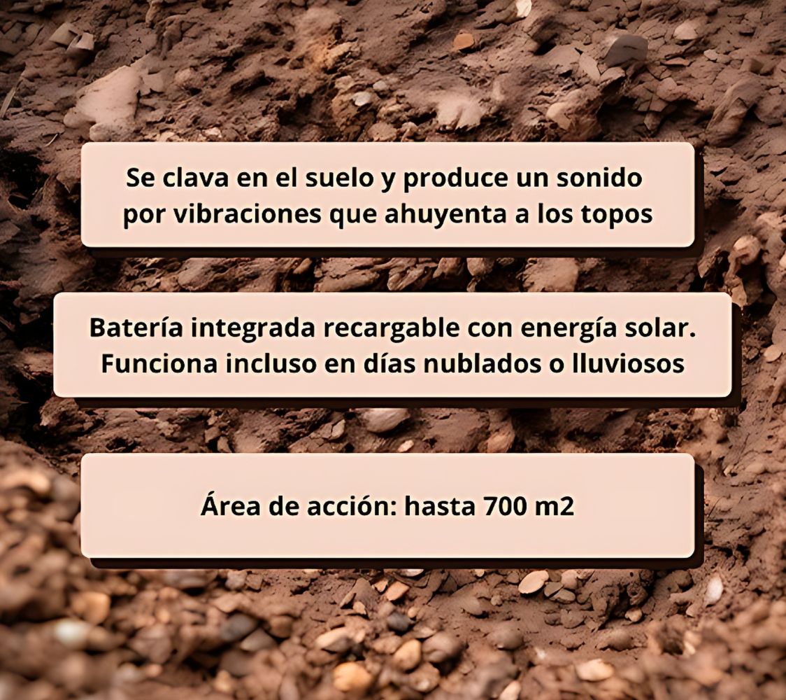 ahuyentador de topos	