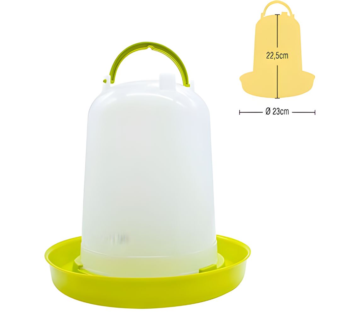 bebedero para aves de 3 litros	