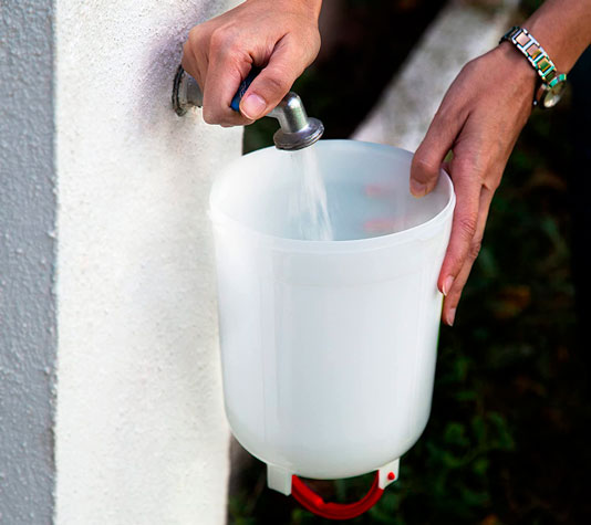 Bebedero sifónico aves de corral