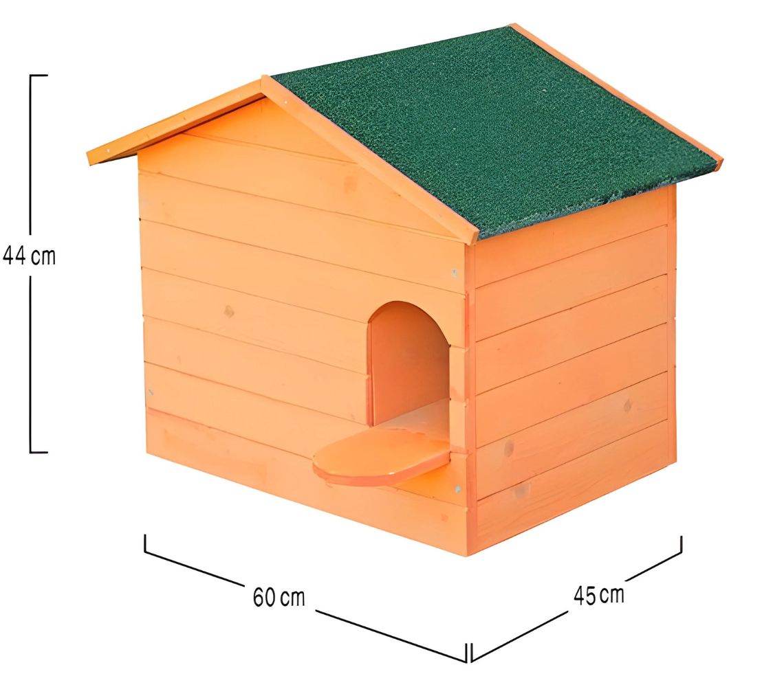Caseta de madera pequeña para patos	