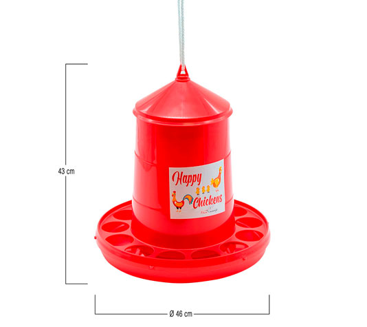 comedero para gallinas