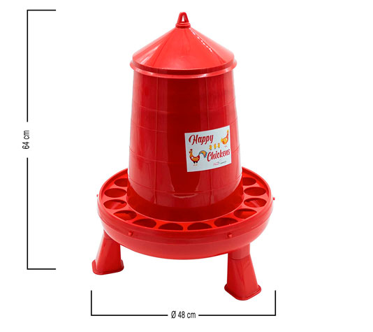 comedero para gallinas