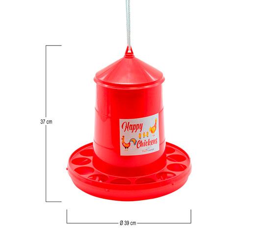 comedero de gaun para gallinas