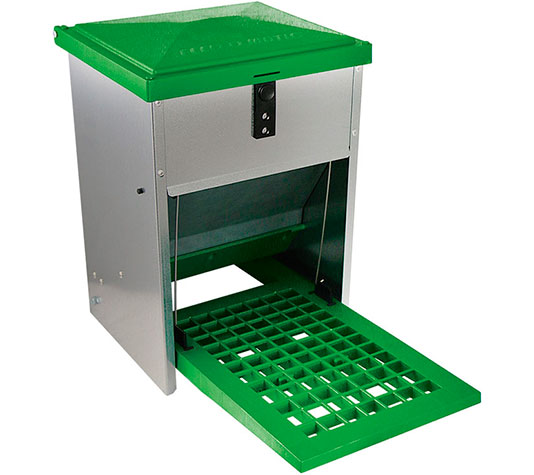 tolva para gallinas antipajaros