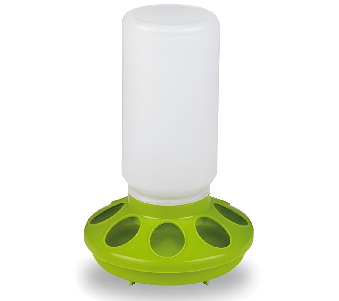 comedero para pienso de pollitos	