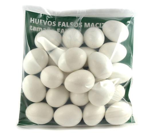huevos plastico faisan 
