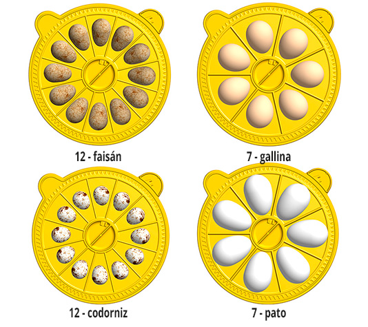capacidad de huevos en incubadora mini brinsea