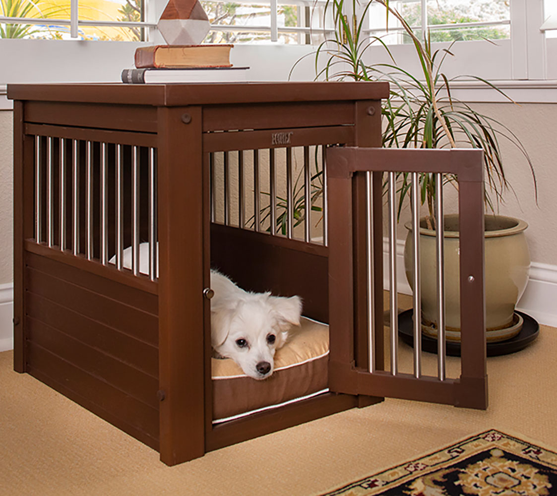 Jaula para perros marron