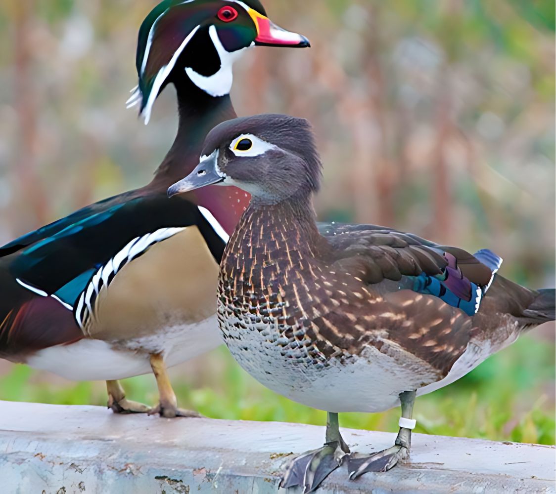 Pareja pato Carolina	