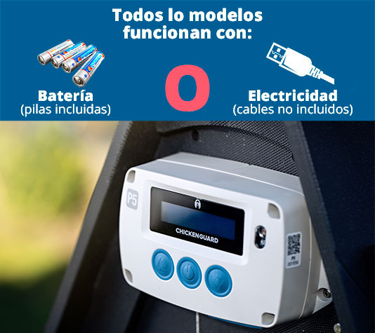puerta automatica con batería o electricidad