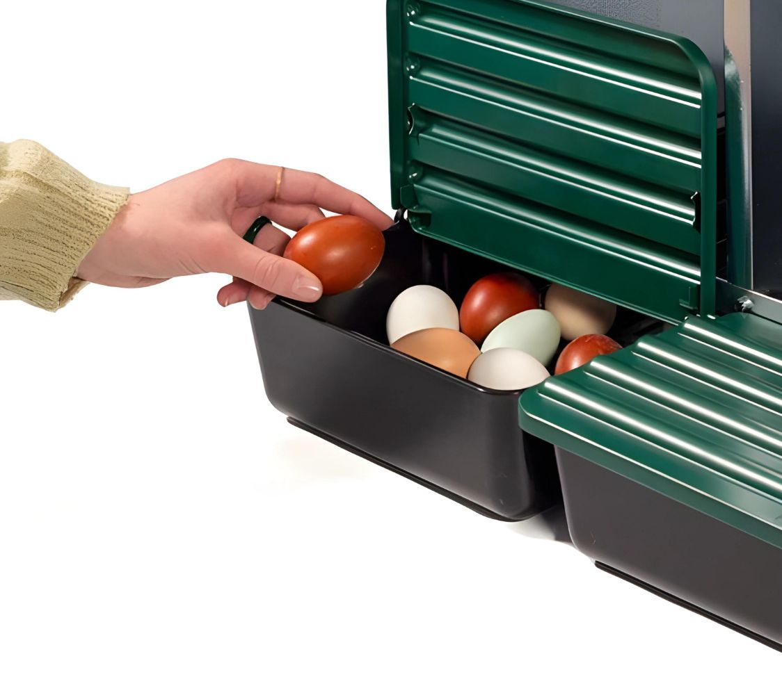 ponedero 2 huecos con cajón escamoteador	