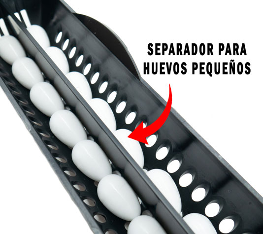 Los set de rodillos para incubadoras Brinsea Ovation incluyen separadores para incubar huevos pequeños