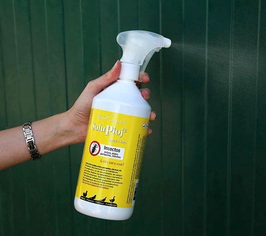 producto natural en espray contra el ácaro rojo