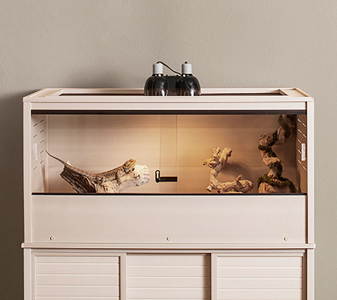 Terrario Mojave color marrón claro