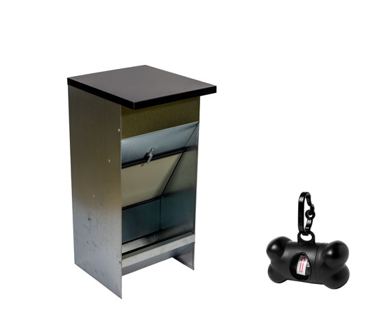 Tolva con tapa para perros - comedero perros