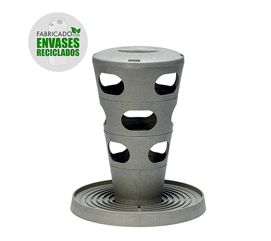 Dispensador de alimentos para gallina