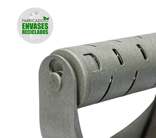 comedero gallinas con rodillo